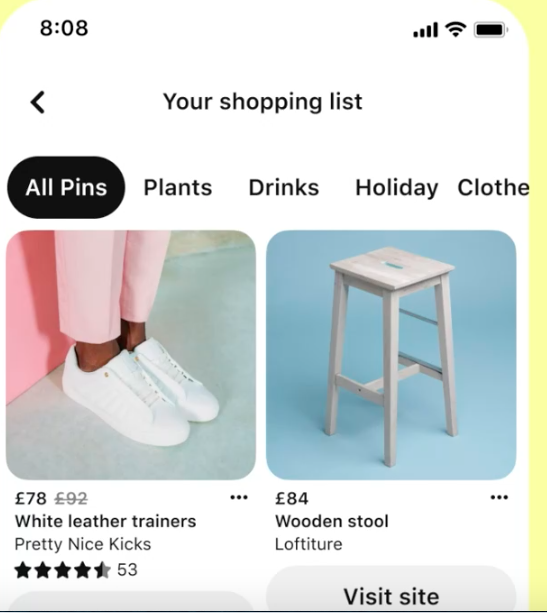 The Pinterest Profile Shop Tab Is Going Away